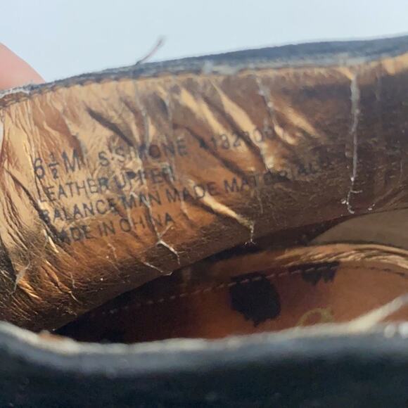 Sam Edelman Simone Black Suede Leather Bootie Size 6.5 - Picture 6 of 8